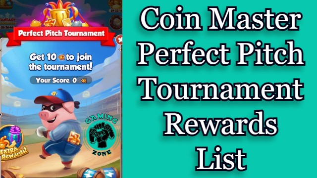 Coin Master Perfect Pitch Tournament Rewards List